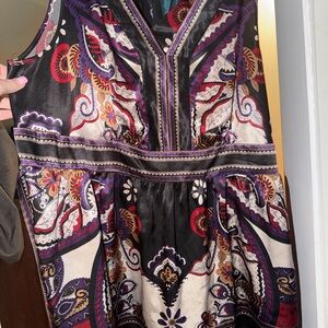 Lane Bryant Multicolor Paisley top